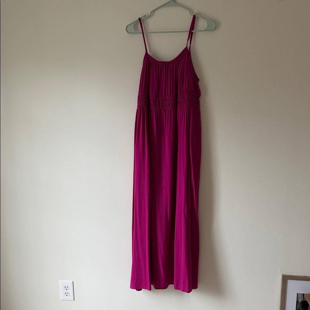 Time and Tru Fuchsia Maxi Dress